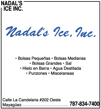                                                                                             • Distribución de hielo
• Hielo en barra
• Bolsas de hielo pequeñas
• Bolsas de hielo medianas
• Bolsas de hielo grandes
• Agua estilada
• Punzones
• Hielo seco
                                                                                    