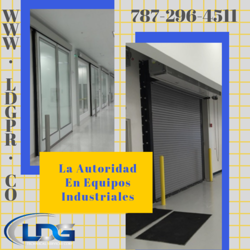 • Rolling Doors
• High Speed Doors
• Operable Walls
• Dock Levelers
• Juntas de Expansion
• Toilet
• Partitions
• Wire Mens
• Puertas a Prueba de Incendios
• Vientos
• Railing track,
• Safety Products.
Además ofrecemos mantenimiento preventivo y de emergencia de todos los equipos mencionados.