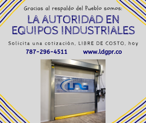 • Rolling Doors
• High Speed Doors
• Operable Walls
• Dock Levelers
• Juntas de Expansion
• Toilet
• Partitions
• Wire Mens
• Puertas a Prueba de Incendios
• Vientos
• Railing track,
• Safety Products.
Además ofrecemos mantenimiento preventivo y de emergencia de todos los equipos mencionados.