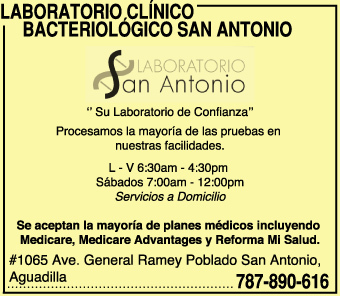                                                                                             • Perfiles Químicos
• Pruebas de Tiroides
• Hgb Glicosilada (A1C)
• Urinálisis
• Pruebas de Paternidad
• Pruebas de Embarazo
• Colecciones de Orina 24 hrs
• Pruebas para mascotas
• Pruebas de Próstata
•  Hematología   
• CBC
• Microalbúmina
• Bacteriología
• Pruebas de Dopaje
• Pruebas Prematrimoniales
• Pruebas de Coagulación
                                                                                    
