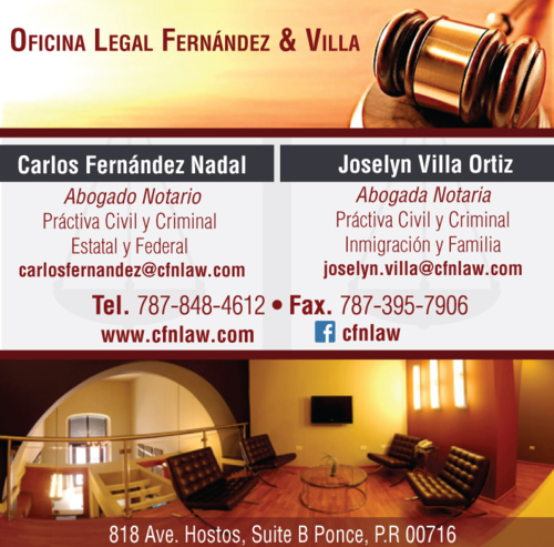                                                                                             Oficina Legal Fernández & Villa
                                                                                    