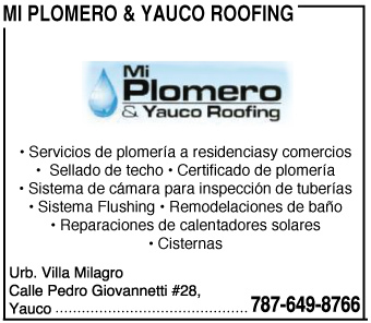                                                                                             Servicios de plomería a residencias, comercios, sellado de techo, remodelaciones de baño, reparaciones de calentadores solares y cisternas.
                                                                                    