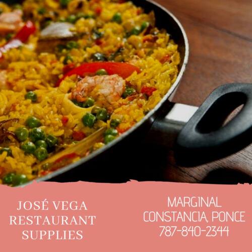                                                                                             • Venta de Equipos para restaurantes, instituciones, hoteles, cafeterías
• Ropa para chef
• Servicios a todo Puerto Rico con profesionalismo y mejores precios mejor calidad
• Equipo para restaurantes, hoteles e instituciones

Productos: 
• Estufas de gas
• Neveras
• Paellera-2 tipos Acero pulido/ Esmaltada
• Botelleros regulares- Placas y Beer Frozter
• Hornos- Pizza y convención de gas y electrico
• Platos/ Cristalería/ Cubiertos
• Moledores de carne
• Vitrinas Fria/ Caliente
• Prensadores al vacío
• Grills diferentes tamaños
• Maquinas de Helado
• Neveras
• Balanzas Colgantes regulares y certificadas
• Picadores a la medida
• Licuadoras
• Procesadores de alimentos comerciales
• Fregaderos en acero inoxidable, mesas y trampas de grasa
                                                                                    