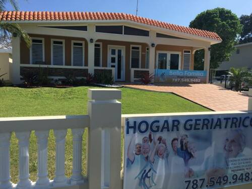 Hogar y cuido de ancianos.