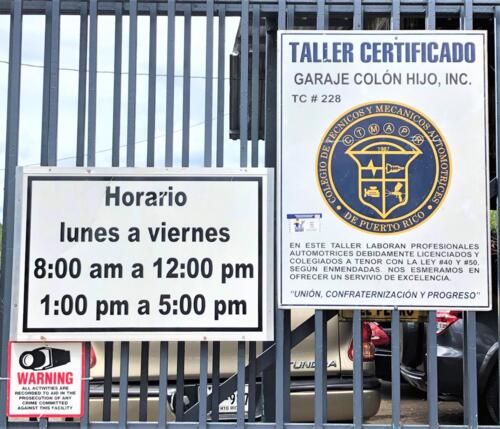                                                                                             • Mecánica liviana
• Hojalatería y pintura
• Servicio de grúa gratis
• Servicio a domicilio y transportación
• Estimados computarizados
• Servicio de renta de automóviles con Enterprise
                                                                                    