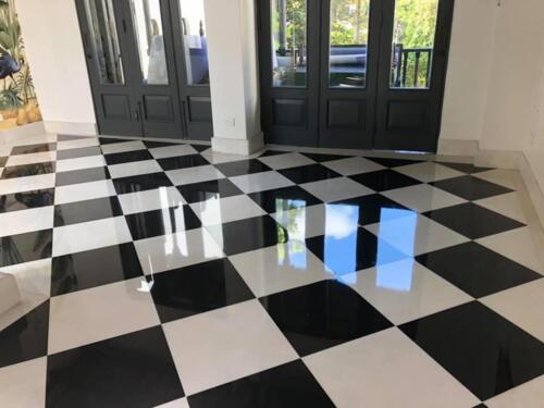                                                                                             • Polishing floors with sandpaper
• Grout cleaning
• Polished and polished with diamond powder
• Sealing of polished concrete floors
• Wall polishing
• Polishing and shimmering of bumpers
• Wax removal and application
• Application of sealing
• Cleaning of banks and baseboards
• Stair polishing
                                                                                    
