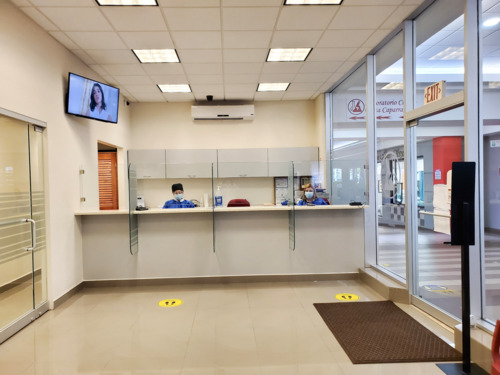                                                                                             • Toma de Muestras en el Hogar, Oficina o Industria
• Pruebas de Dopaje
• Pruebas para Certificado de Salud Y Pruebas de Dopaje en 1 hora.
• Pruebas para Certificados de Matrimonio con Resultados en 24 Horas
• Resultados Electrónicos
• Recibo de Órdenes Médicas Electrónicas para minimizar el riesgo de nuestros pacientes de exponerse al Covid-19
                                                                                    