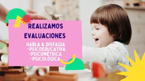                                                                                             • Evaluación de Apraxia
• Evaluación Autismo
• Evaluación Psicológica
• Evaluación Emocional
• Evaluación Psicométrica
• Evaluación Habla y Lenguaje
• Evaluación Ocupacional
• Evaluación Psicoeducativa
• Evaluación Ocupacional Sensorial
• Evaluación por Remedio Provisional
                                                                                    
