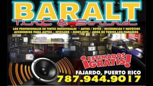                                                                                             Tintes para:
Autos
Residencias
Botes
Negocios
Industrias
Venta de:
Alarmas
Luces Led HD
Spoilers Body Kits
Aros en todos los tamaños
Equipo de Sonido y Focos
Ventas e Instalación de Equipo de Música
                                                                                    