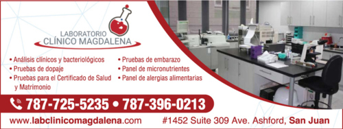                                                                                             • Análisis clínicos y bacteriológicos
• Pruebas de dopaje
• Pruebas para Matrimonio.
• Pruebas de embarazo
• Pruebas para Certificados de Salud
• Panel de micronutrientes
• Toma de muestra en el hogar
• Oficina e industrias
• Resultados precisos y confiables
• Resultados Electrónicos
• Pruebas de Covid-19
• Resultados de pruebas de emergencias (en una hora)
• Envío de resultados a su médico por correo electrónico.
• Estacionamiento gratis por una hora en Plaza de la Libertad
                                                                                    