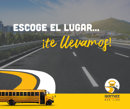 Gómez Bus Line / Caribe Tours
• Excursions
• Travels
• School buses
• Motor Coaches
• Mini buses
• Go
•Shuttle bus
• School, tourist and private transportation to the entire island.