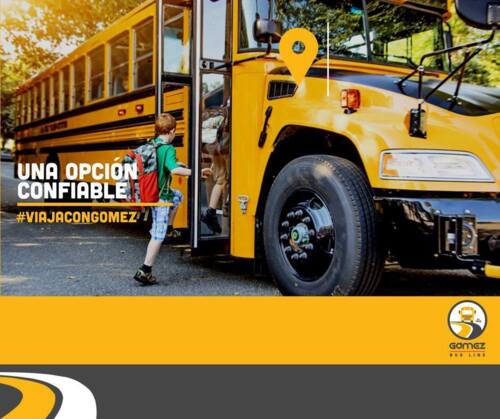 Gómez Bus Line / Caribe Tours
• Excursions
• Travels
• School buses
• Motor Coaches
• Mini buses
• Go
•Shuttle bus
• School, tourist and private transportation to the entire island.