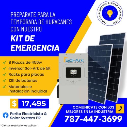                                                                                            • Trabajos Eléctricos en General

Servicios Residencial y Comercial a toda la Isla
• Censo de Carga
• Certificaciones Eléctricas
• Corto circuito
• Instalación de Plantas Eléctricas
• Paneles Eléctricos
• Instalación de Muelas del Contador
• Instalación de Toma de Contadores
• Mantenimiento de Subestaciones
 
Sistemas de Energía Renovable
• Venta e Instalación de Sistemas de Energía Solar o Sistemas de Energía Renovable o Placas Solares
• Sistemas Solares instalados por peritos electricistas con garantía y financiamiento*
                                                                                    