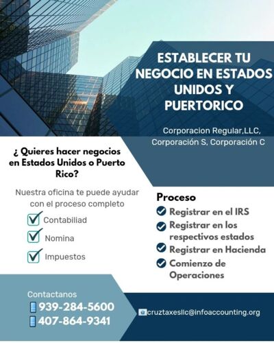                                                                                             Cruz Taxes Services LLC
                                                                                    