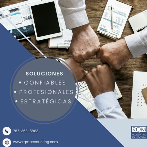                                                                                             RQM Accounting Solutions LLC
• Auditoría
• Contabilidad
• Estados Financieros
• Planillas
• Consultoría
• Nómina
• Permisos
                                                                                    