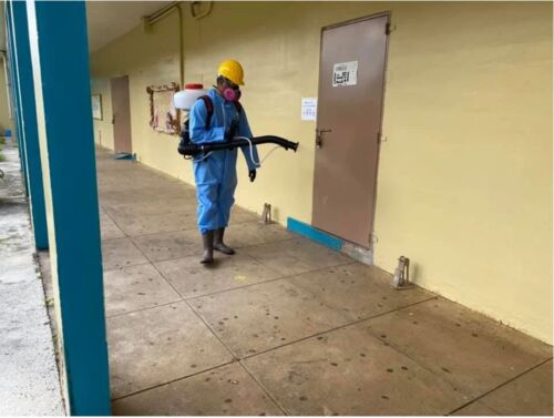                                                                                             Advance Exterminating
• Control de insectos: cucarachas, hormigas, mosquitos, pulgas, garrapatas y chinches
• Exterminación de comején (arbóreo y subterráneo)
• Pre tratamiento de estructuras residenciales, comerciales e industriales
• Control de roedores
• Control de palomas
• Certificaciones
• Desinfección
                                                                                    