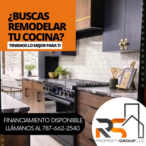                                                                                             RS Property Group
 Remodelamos Cocinas, Baños y Pisos
• Atendemos en áreas como Norte, Este y Metro
• Calidad, responsabilidad, servicio y compromiso son nuestros pilares
• Trabajamos con los más altos estándares de calidad
• Resultados altamente satisfactorios en poco tiempo
• Mano de obra calificada y materiales de excelente calidad
                                                                                    