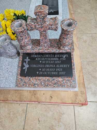                                                                                             • Revestimiento de panteones en Granito, Terrazo o Mármol
• Lápidas con foto láser
• Mensaje de su preferencia
• Accesorios para cementerios
• Tiestos
• Cruces
• Tapas
• Marcos
• Respaldos
• Estimados Gratis
• Entrega rápida!
                                                                                    