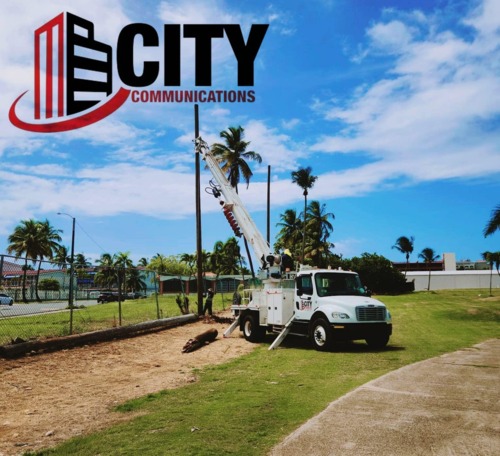 City Communications
• Construcción, Instalación y Mantenimiento de Sistemas de Telecomunicaciones
• Internet & IPTV
• Fibra Óptica
• Tuberías soterradas para sevicios de telecomunicaciones
• Venta y distribución de materiales eléctricos
• Cableado estructurado
• Construcción de redes y líneas eléctricas
• Venta de focos de iluminación, eléctricos y solares
• Sistemas de Seguridad
• Poda de árboles
• Postes de Madera