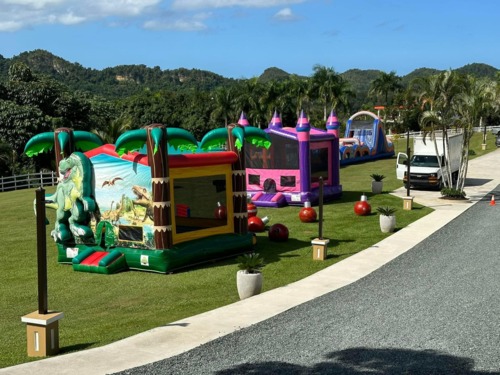                                                                                             • Casas de brinco
• Chorreras de Agua
• Carrera de obstáculos
• Toro mecánico
• Cañon de espuma
• Cancha de Voleibol
• Meltdown
• Algodón
• Popcorn
• Alquiler de sillas y mesas
                                                                                    