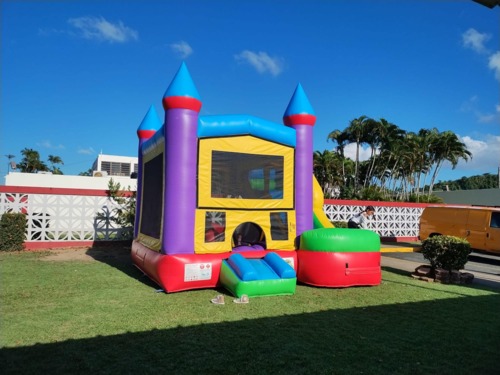                                                                                             • Casas de brinco
• Chorreras de Agua
• Carrera de obstáculos
• Toro mecánico
• Cañon de espuma
• Cancha de Voleibol
• Meltdown
• Algodón
• Popcorn
• Alquiler de sillas y mesas
                                                                                    