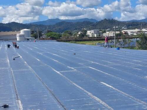 Julio Roofing Corporation
• Sellado de techos residenciales, comerciales e industriales.
• Trabajos en todo tipo de techos.
• Aplicación de membranas de poliuretano líquido.
• Supervisión y aprobación de trabajos por peritos certificados.
• Garantía de 10 años en servicios de sellado.
• Estimados gratuitos en San Juan y áreas cercanas.