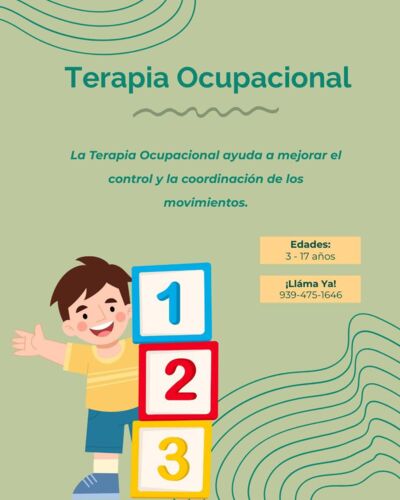 Evaluación integral
• Terapia Física
• Terapia Educativa
• Terapia Psicológica (Manejo emocional, Ansiedad, Autoestima)
• Terapia del habla
• Terapia ocupacional
• Disfagia
