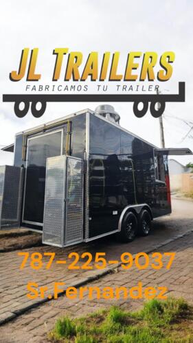                                                                                             • Food Truck y cocinas rodantes
• Tiny House y casas modulares
• Container aislados
• Trailers de almacenaje (storage), utilitarios y de plataforma
• Trailers para barbería, entre otros (Grooming Trailers)
• Trailers multiusos en variedad de tamaños
• Vagones, ventanas y puertas (varios modelos disponibles)
• Marca registrada THE ROCK, exclusiva de JL Trailers PR
                                                                                    