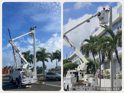                                                                                             • Soluciones eléctricas certificadas para hogares, comercios e industrias.
• Instalación y mantenimiento de sistemas eléctricos
• Mantenimiento de líneas de alto voltaje y postes eléctricos
• Instalación y mantenimiento de subestaciones
• Instalación y mantenimiento de alumbrado exterior
• Mantenimiento de generadores eléctricos
                                                                                    