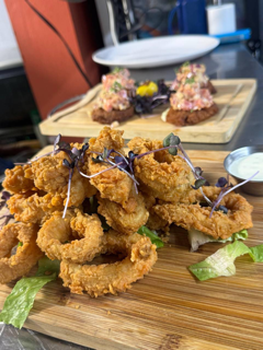                                                                                             • Appetizers
• Meat dishes
• Seafood dishes
• Mofongo
• Hamburgers
• Pasta dishes
• Salads
• Desserts
• Cocktails
                                                                                    