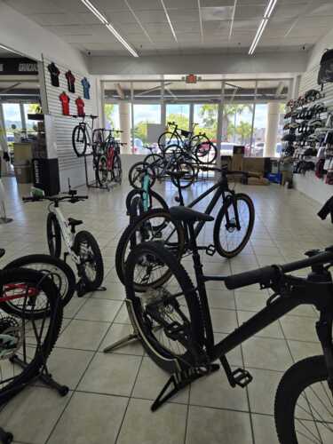                                                                                             • Venta y reparación de bicicletas
• Venta de accesorios
• Equipo de seguridad
• Ropa para ciclistas
• Nutrición: suplementos y vitaminas para atletas
• Fitting: programa digitalizado en 3D
• Financiamiento a 3 meses y medio a través de Sincronic
                                                                                    