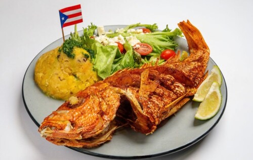                                                                                             • Desayuno
• Almuerzos
• Aperitivos
• Arroz y Asopao
• Mofongos
• Pescados y Mariscos
• Carnes
• Frituras
• Ensala
                                                                                    
