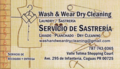 Wash & Wear Dry Cleaning
